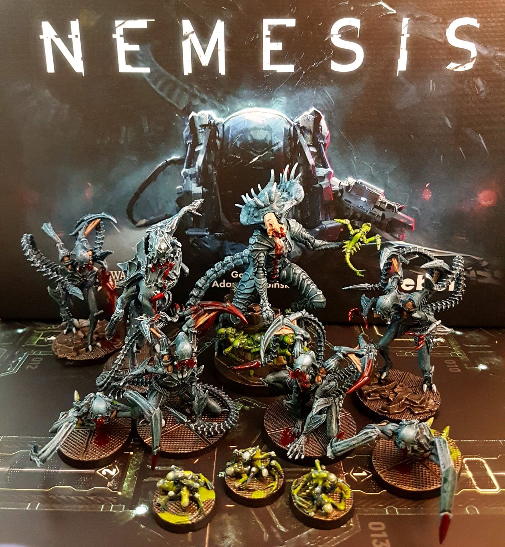 Painted Nemesis Intruders And Crew Board Game Yarns