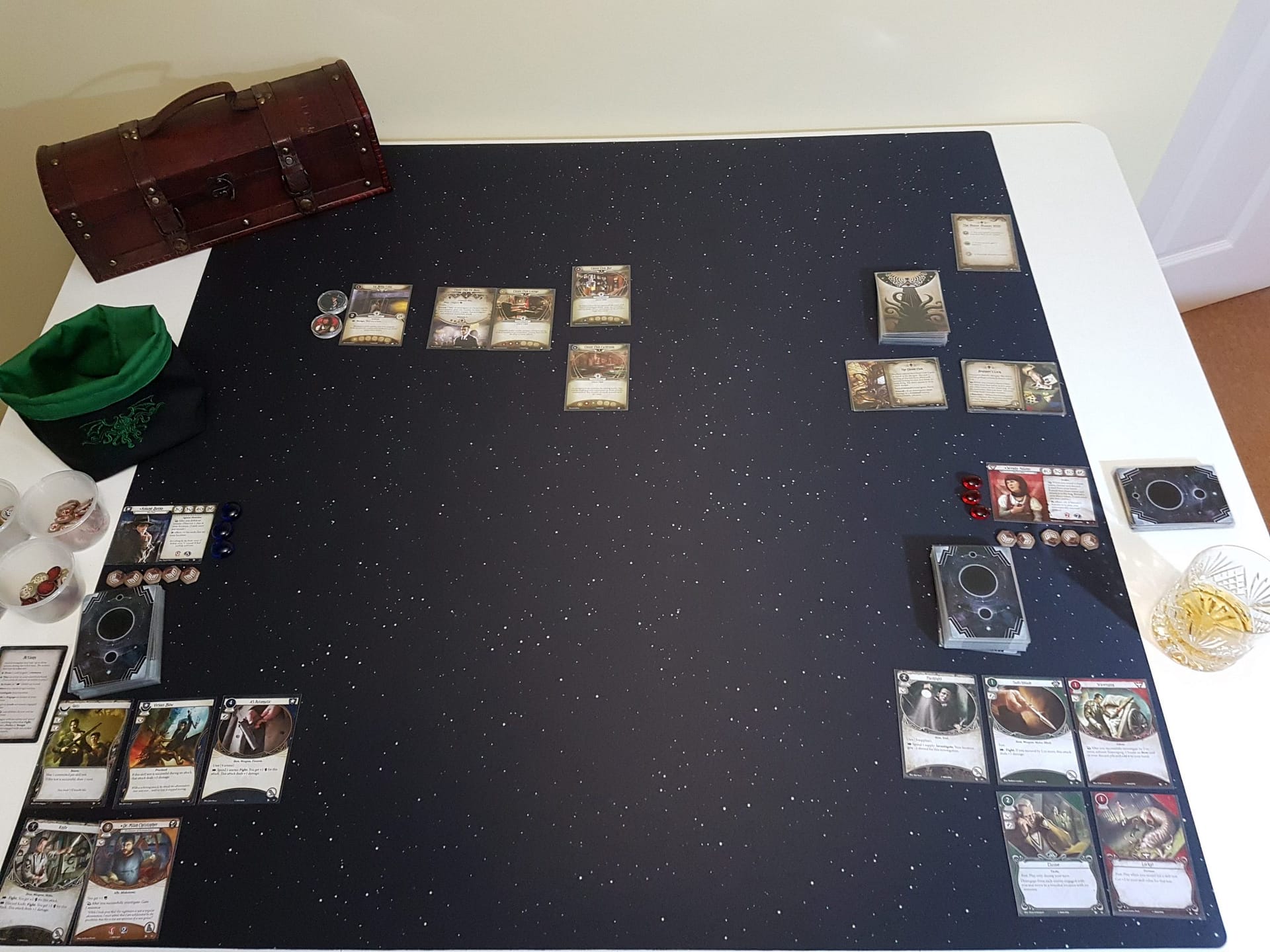 Playing Arkham Horror: The Card Game two-handed with two core sets - Board  Game Yarns